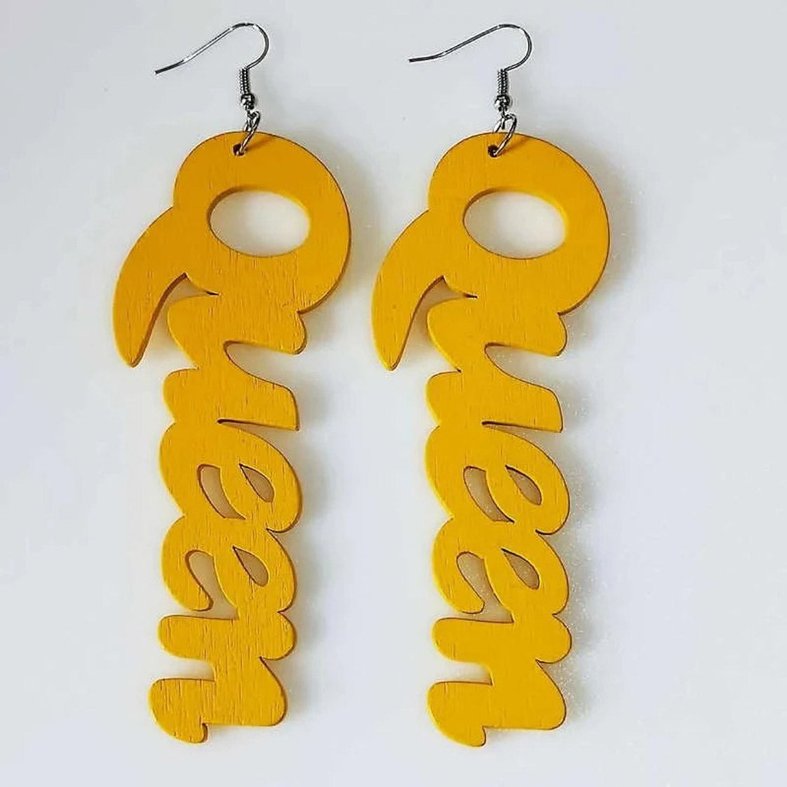 Wooden Queen earrings