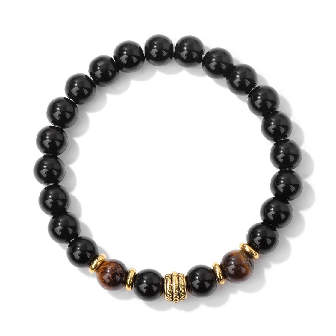 Natural Stone Tiger Eye Bead Bracelet