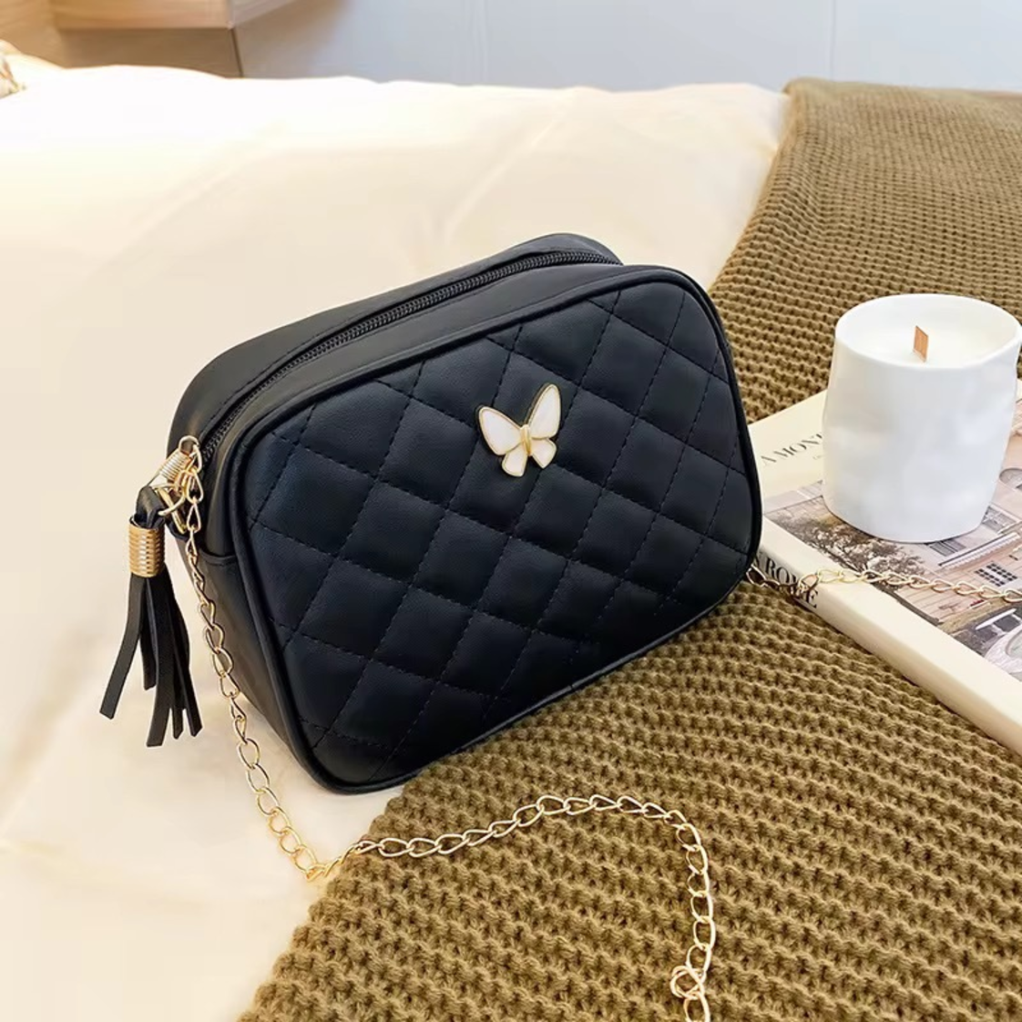 Butterfly crossbody bag