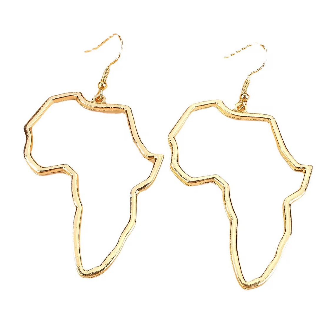 Africa Outline Earrings