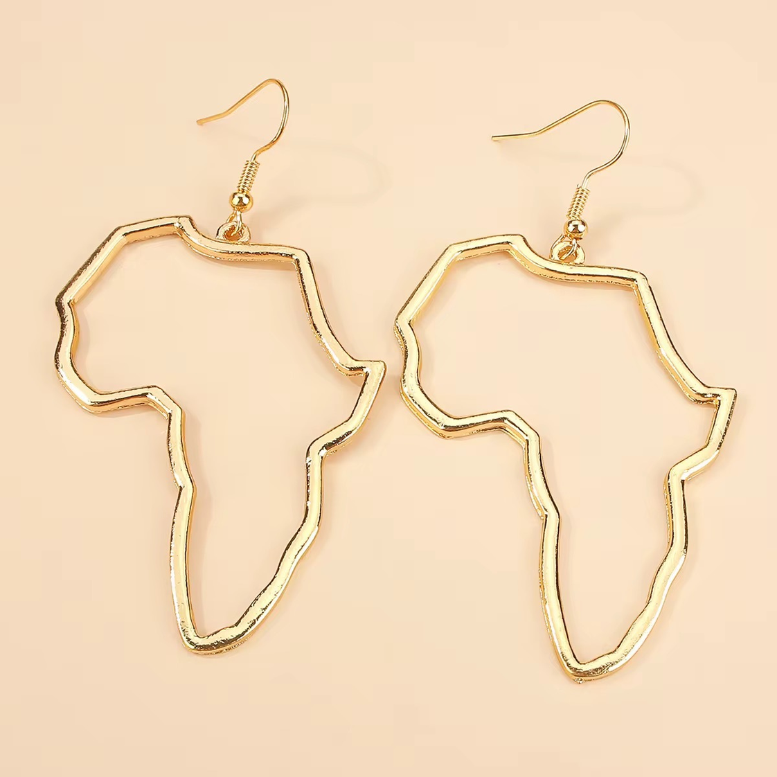 Africa Outline Earrings