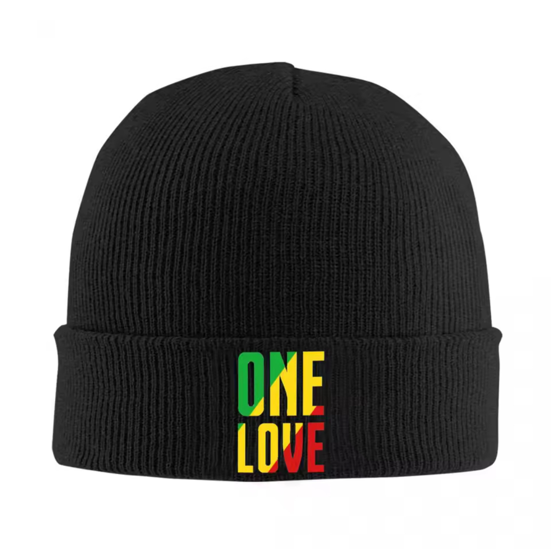 One love knit cap