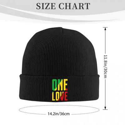 One love knit cap