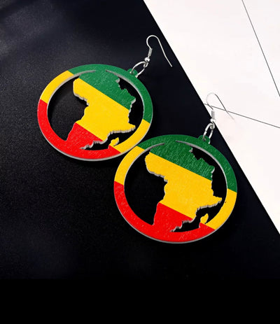 RGG WOODEN EARRINGS