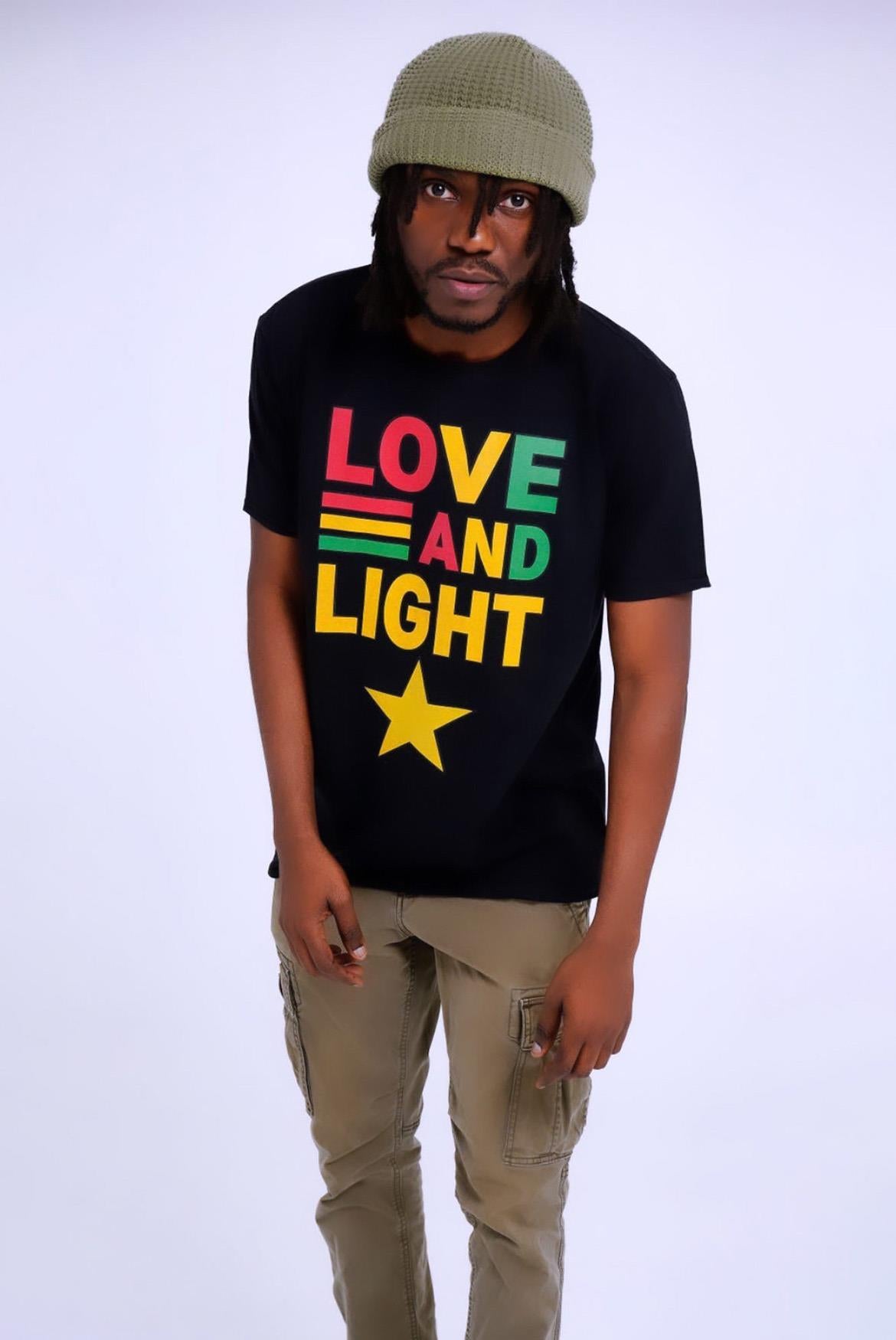 LOVE AND LIGHT MEN’S T-SHIRT