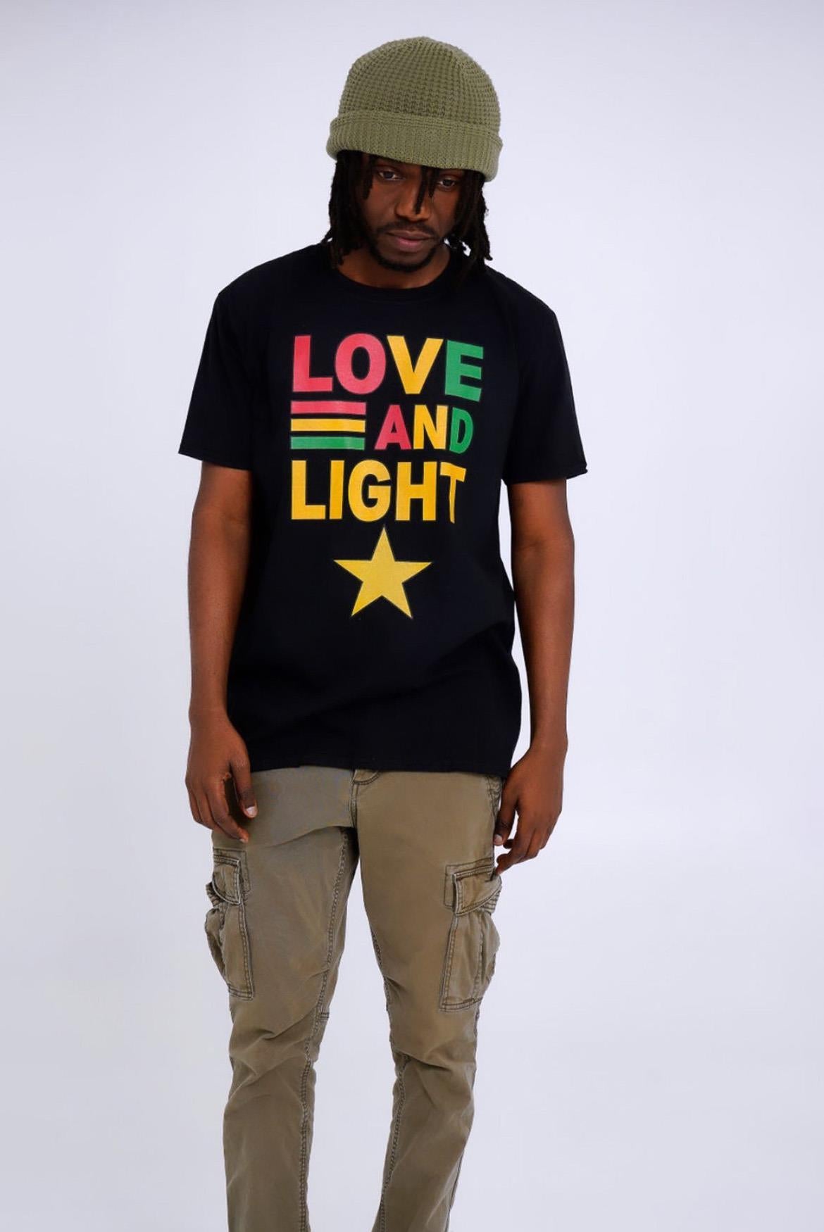 LOVE AND LIGHT MEN’S T-SHIRT